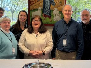 Report on Spring PASTCF Board Meeting - PASTCF board members pictured at ELCA headquarters in Chicago